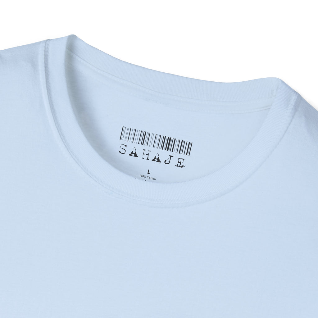 Abstract Geometric Graphic T-Shirt — 'Sahahe' Modern Art Back Print