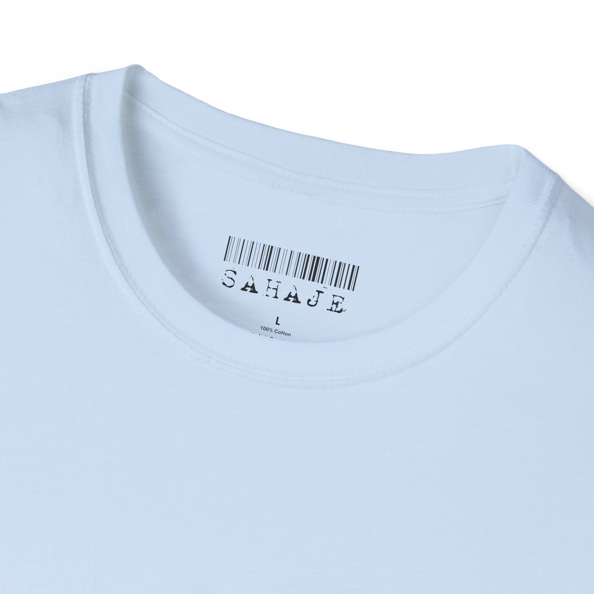 Abstract Geometric Graphic T-Shirt — 'Sahahe' Modern Art Back Print