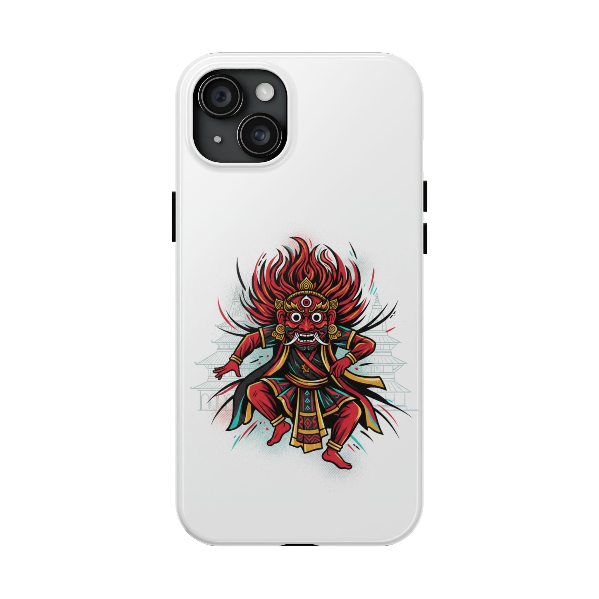 Bhairava Tough Phone Case — Bold Hindu Deity Protective Cover