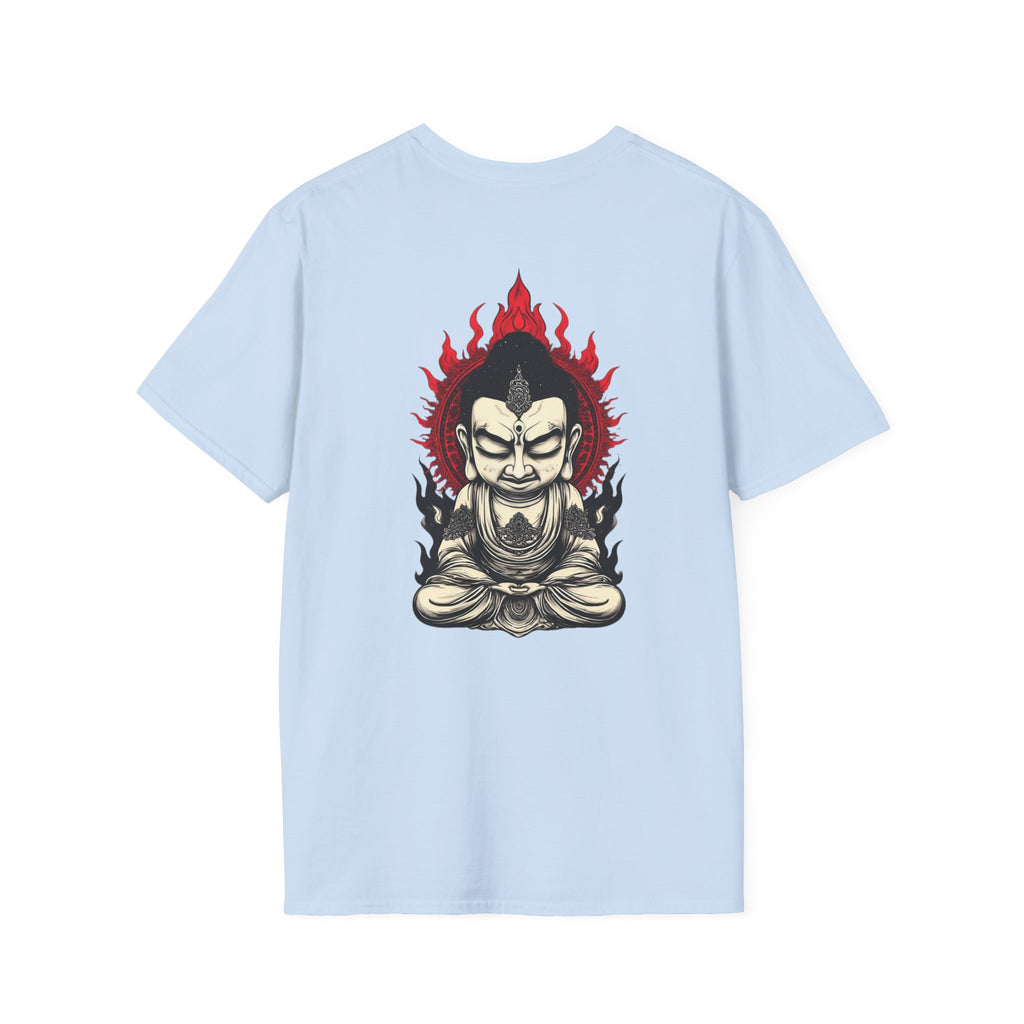 Buddha Flame T-Shirt — Fierce Meditating Buddha Graphic Tee