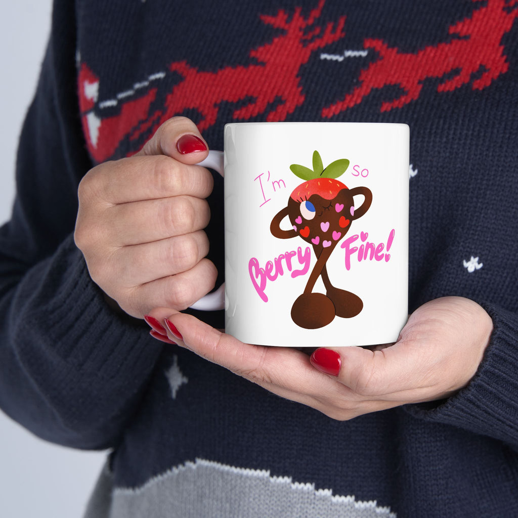 Cute Coffee Mug - So Fine! Perfect Gift for Friends, Home Office, Birthday, Cute Animal Lover, Fun Decor