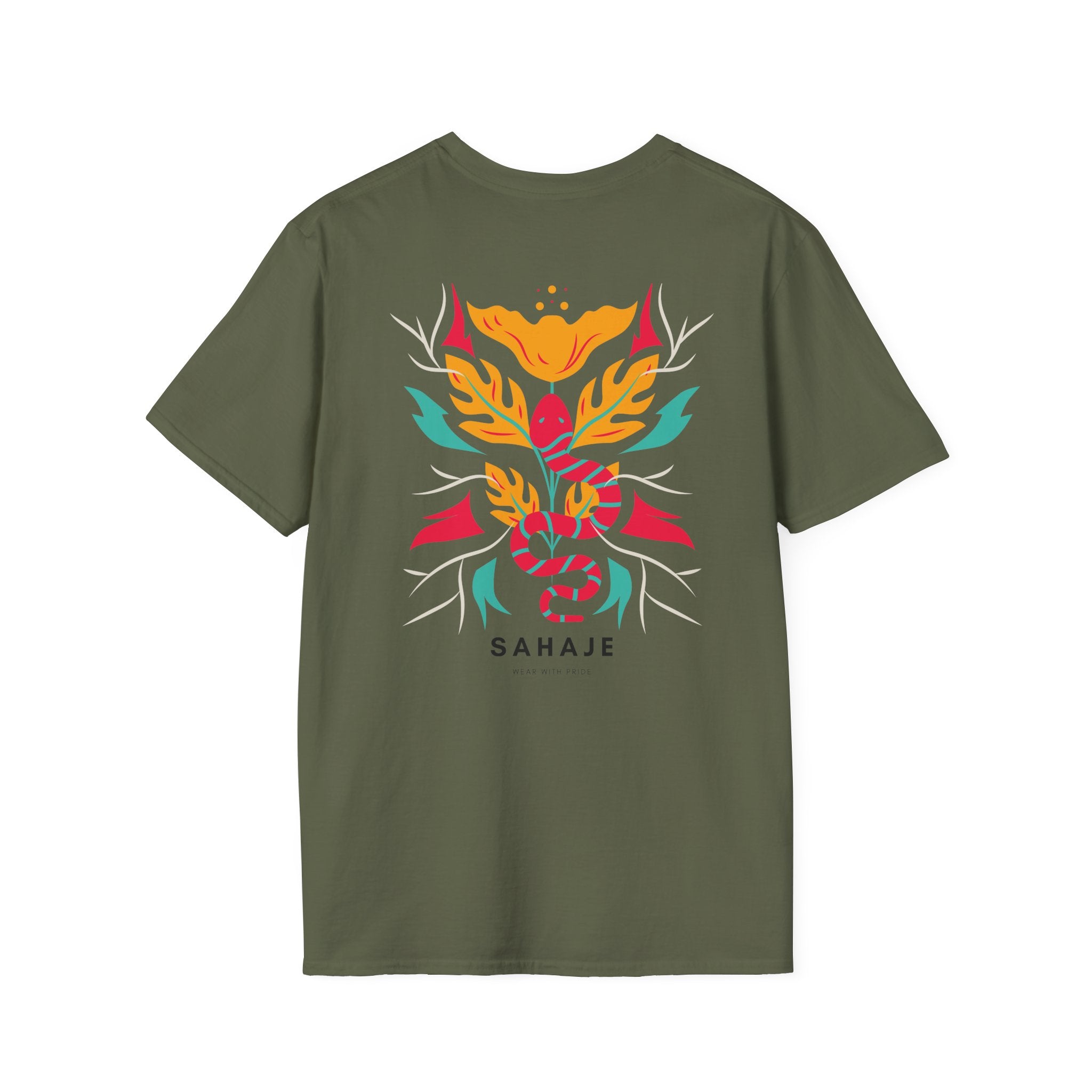 Sahaje Floral Serpent T-Shirt