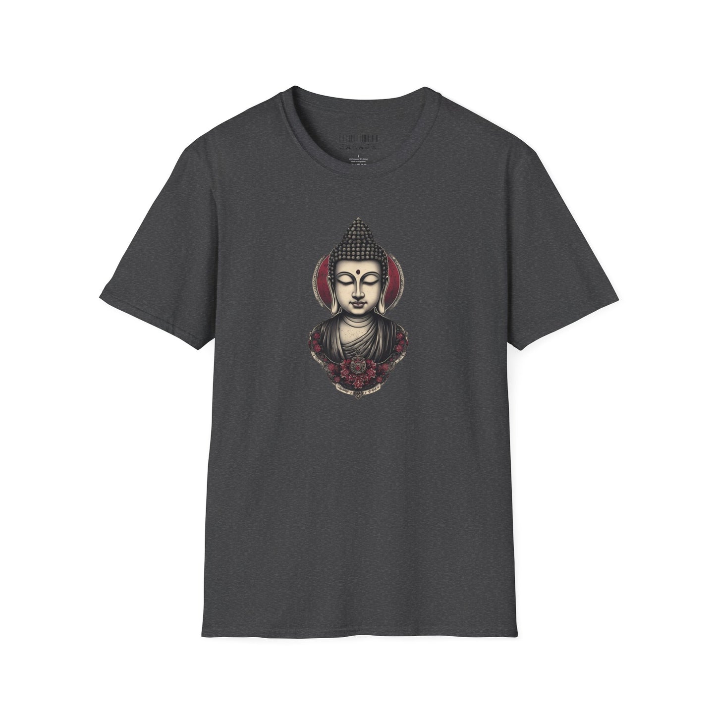 Buddha Portrait Tee — Zen Meditation Graphic T-Shirt