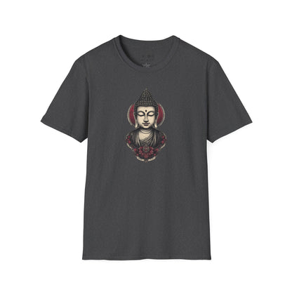 Buddha Portrait Tee — Zen Meditation Graphic T-Shirt