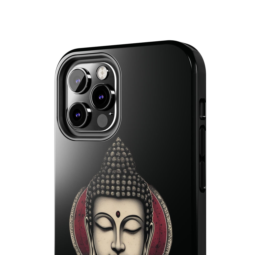 Buddha Floral Tough Phone Case — Protective Spiritual Phone Cover