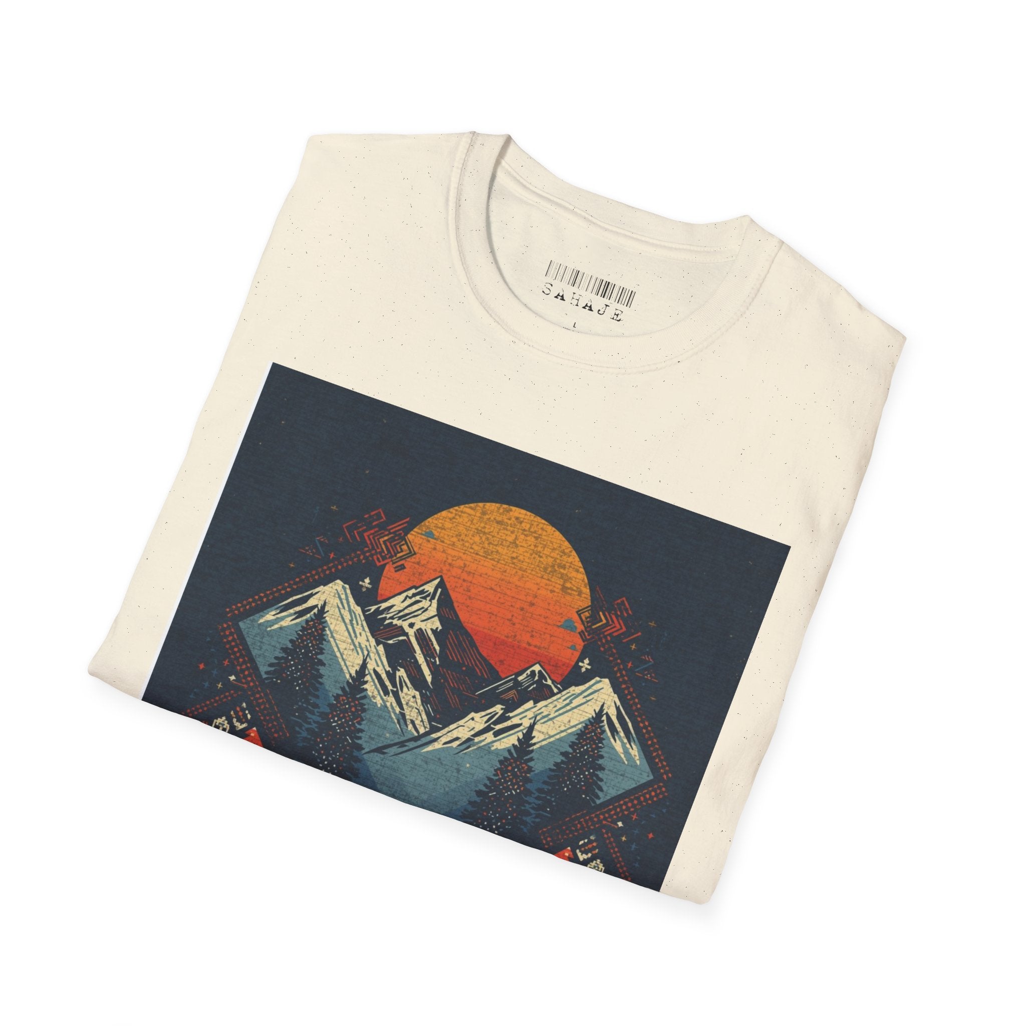 Retro Mountain Sunset T-Shirt