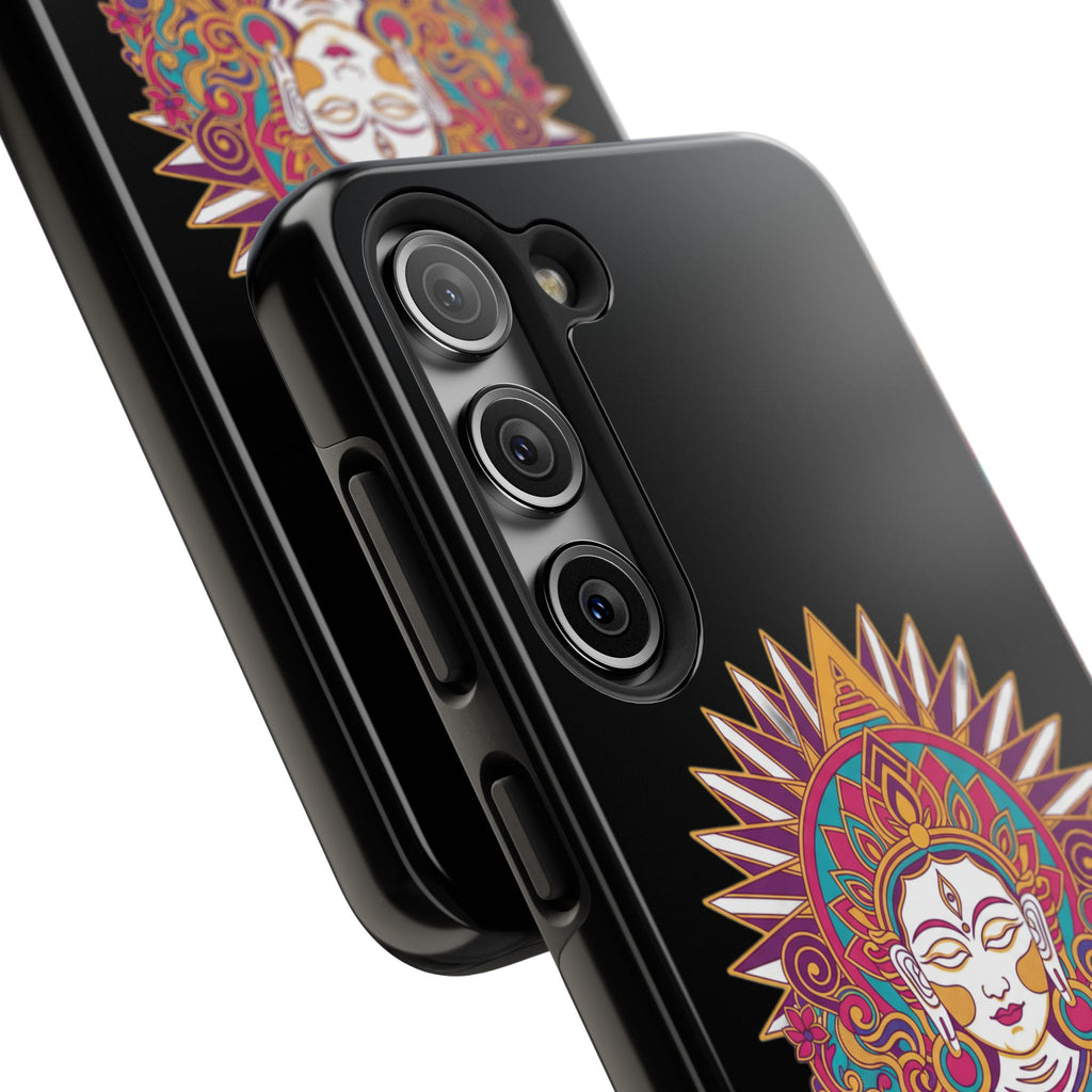 Buddha Mandala Tough Phone Case — Protective Spiritual iPhone Cover
