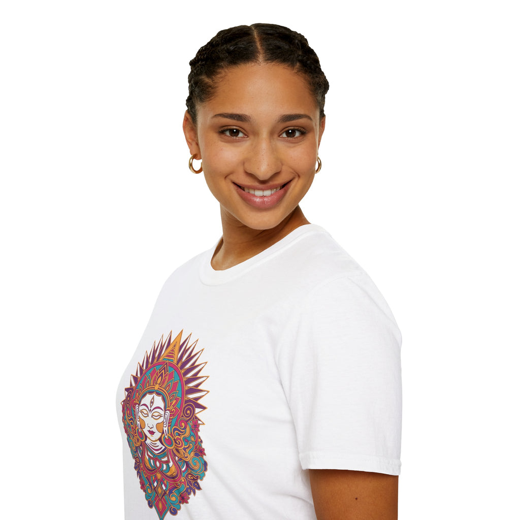 Mystic Goddess Mandala T-Shirt — Colorful Boho Spiritual Tee