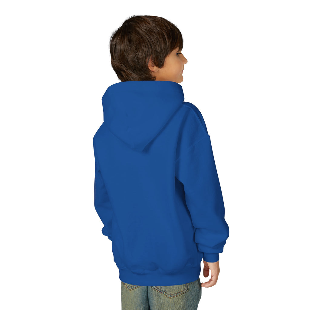 Youth Hoodie — Flaming Meditating Demon Graphic