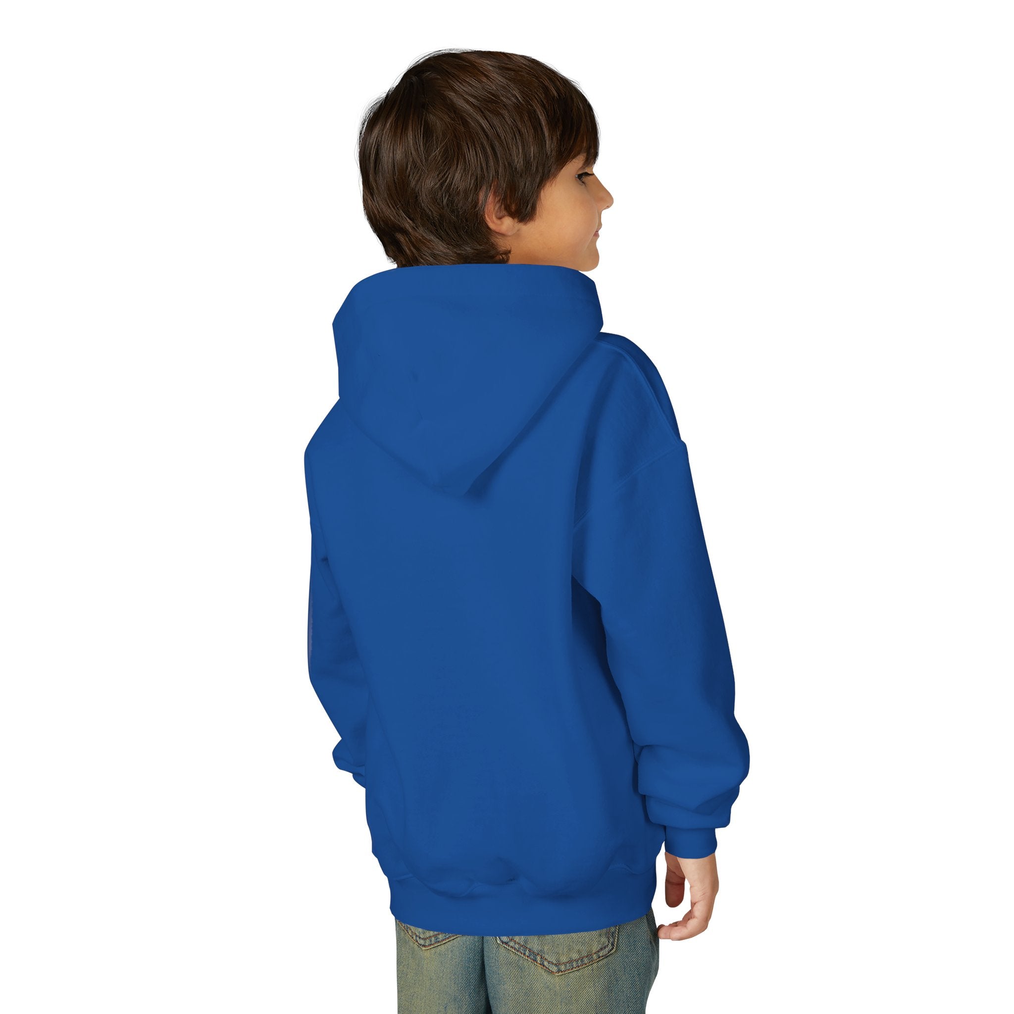 Youth Hoodie — Flaming Meditating Demon Graphic