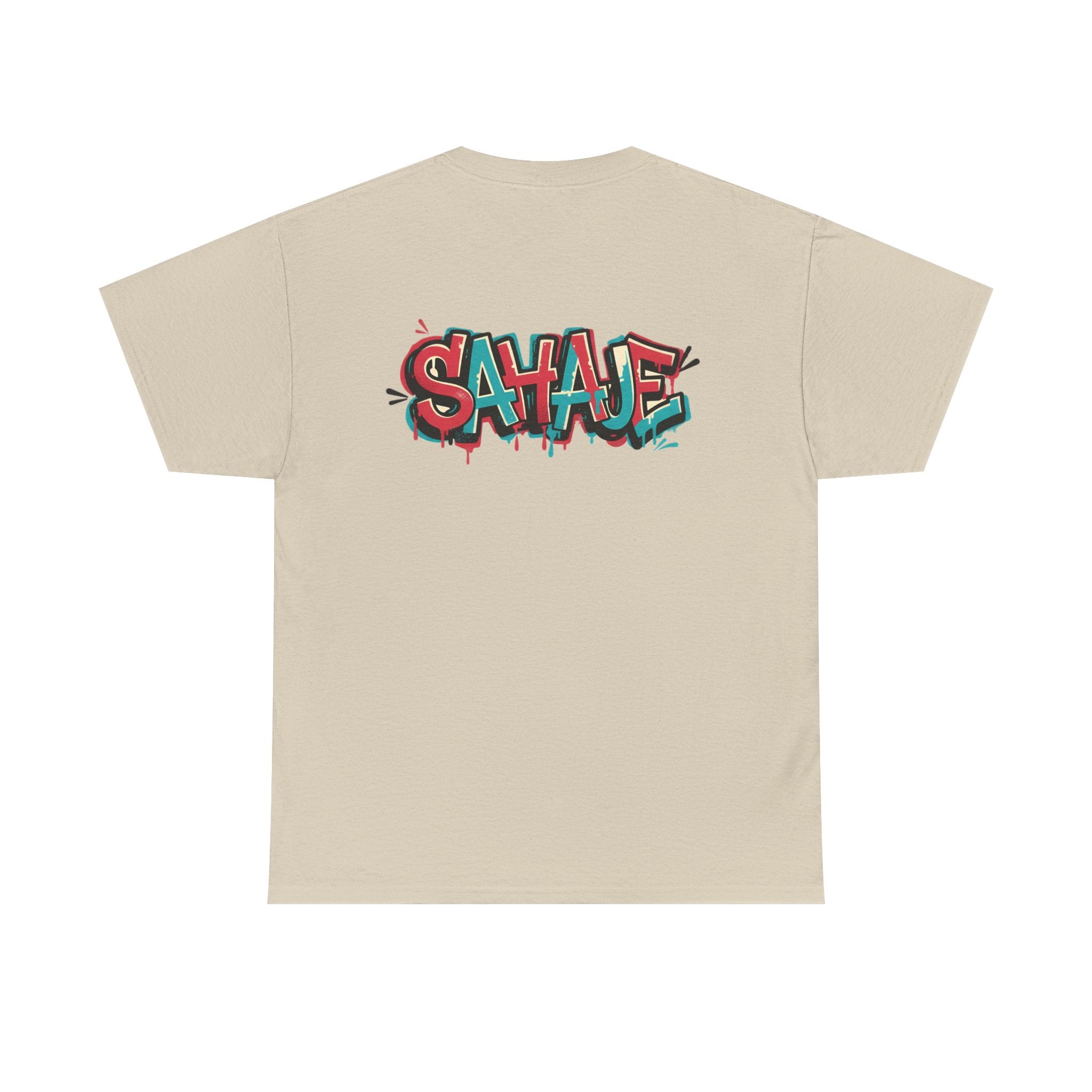Graffiti "SAVAJE" Tee - Urban Streetwear Graphic T-Shirt