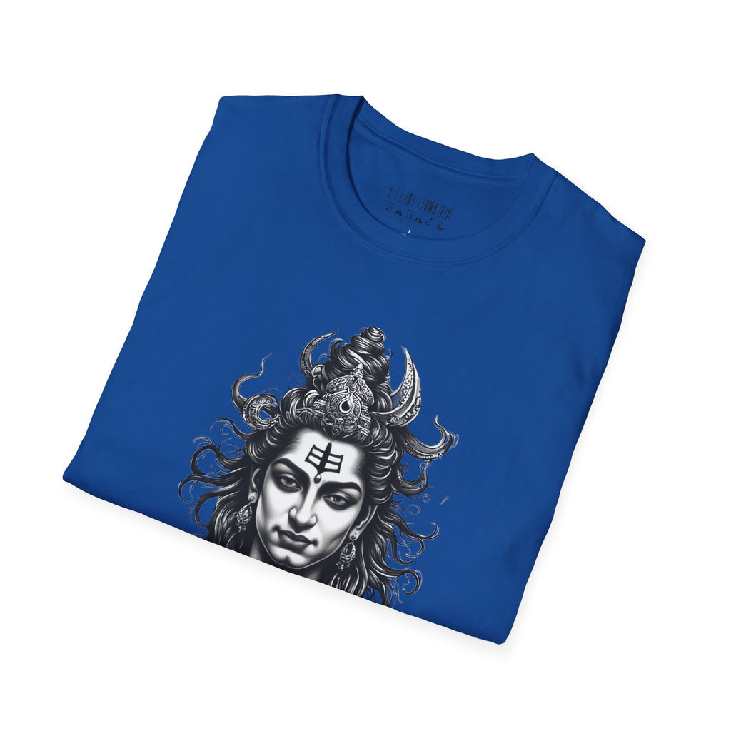 Shiva Portrait T-Shirt – Detailed Hindu Deity Graphic Tee