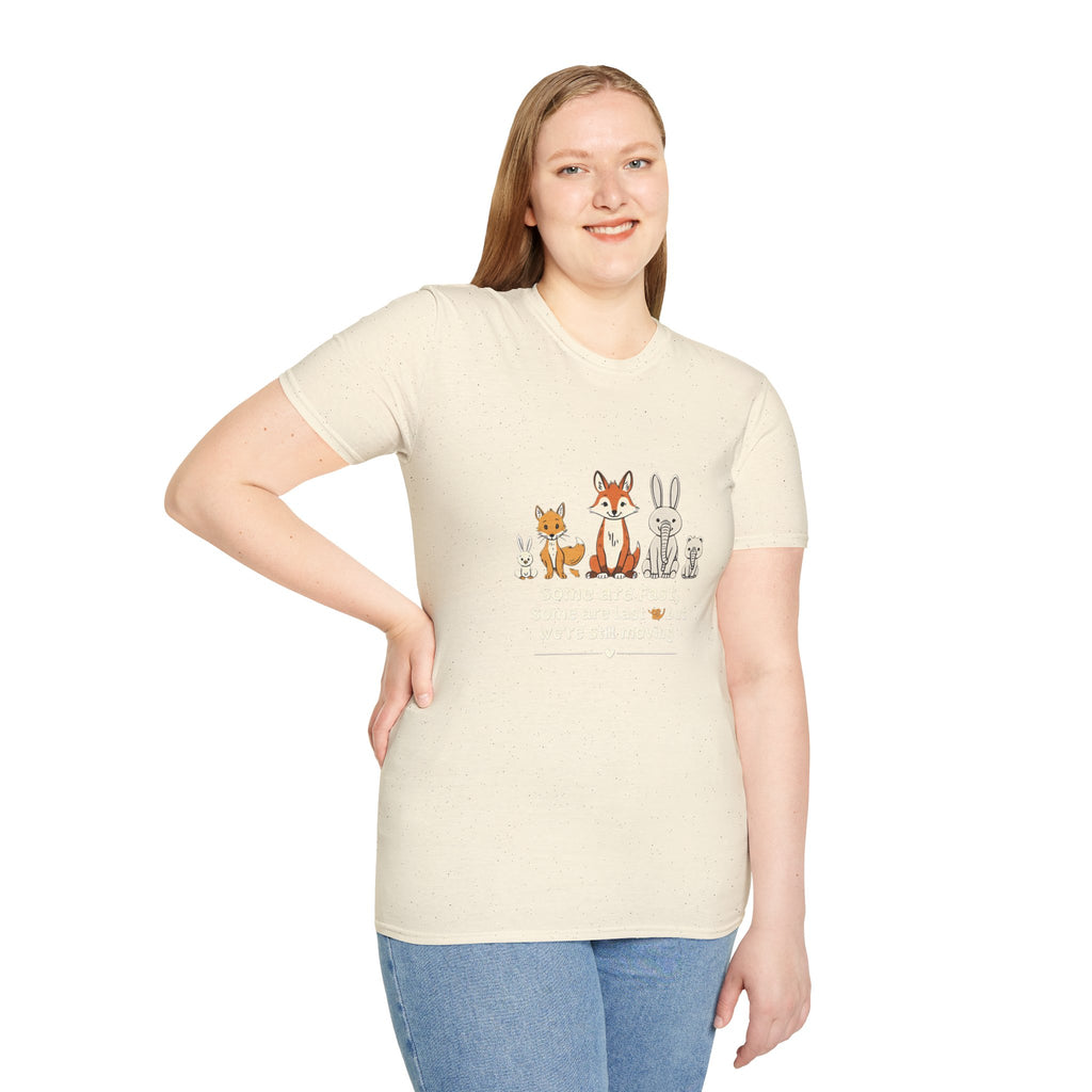 Woodland Friends T-Shirt — Cute Fox, Bunny & Squirrel Graphic