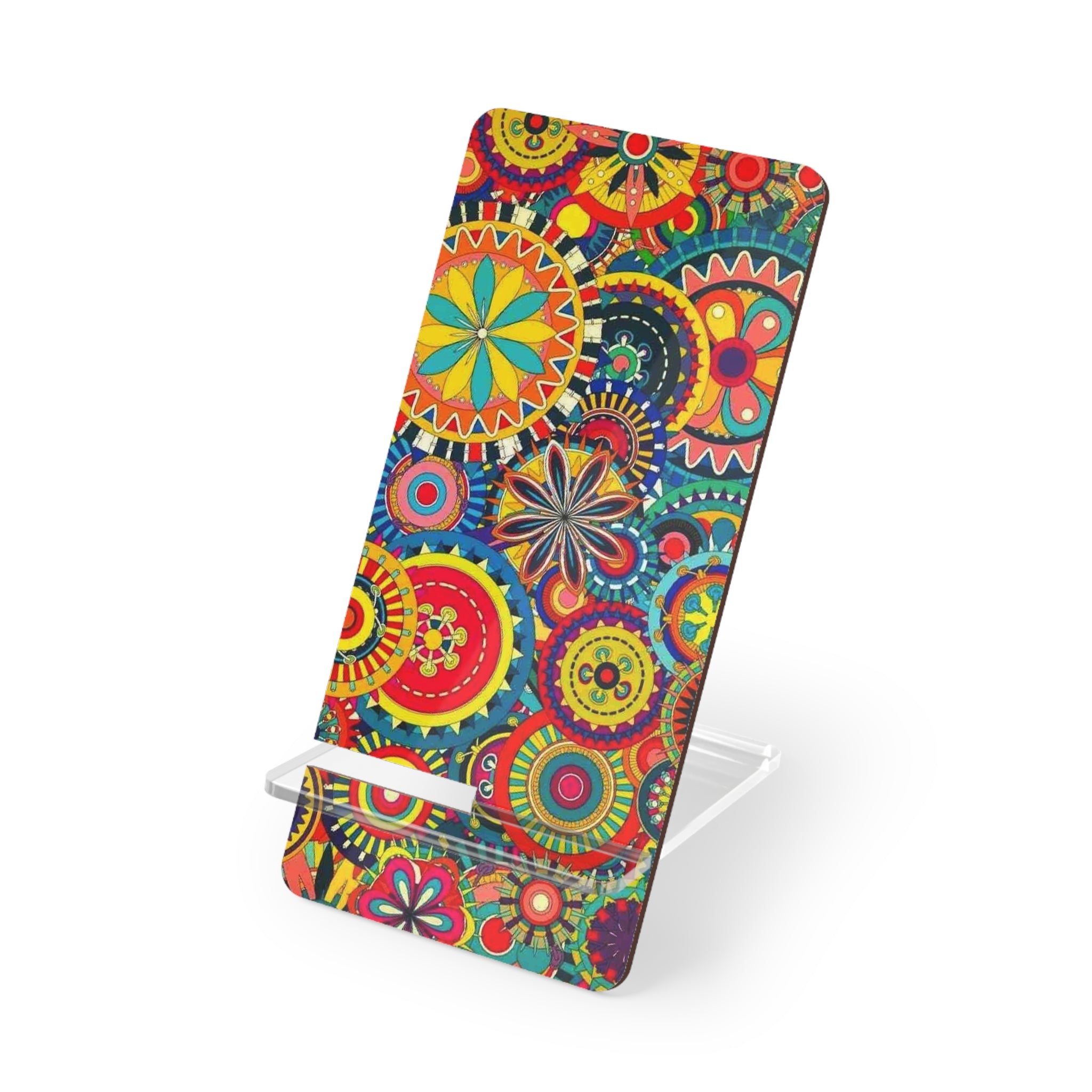 Vibrant Mobile Display Stand, Colorful Phone Holder, Unique Smartphone Dock, Desk Accessory, Ideal Gift for Tech Lovers