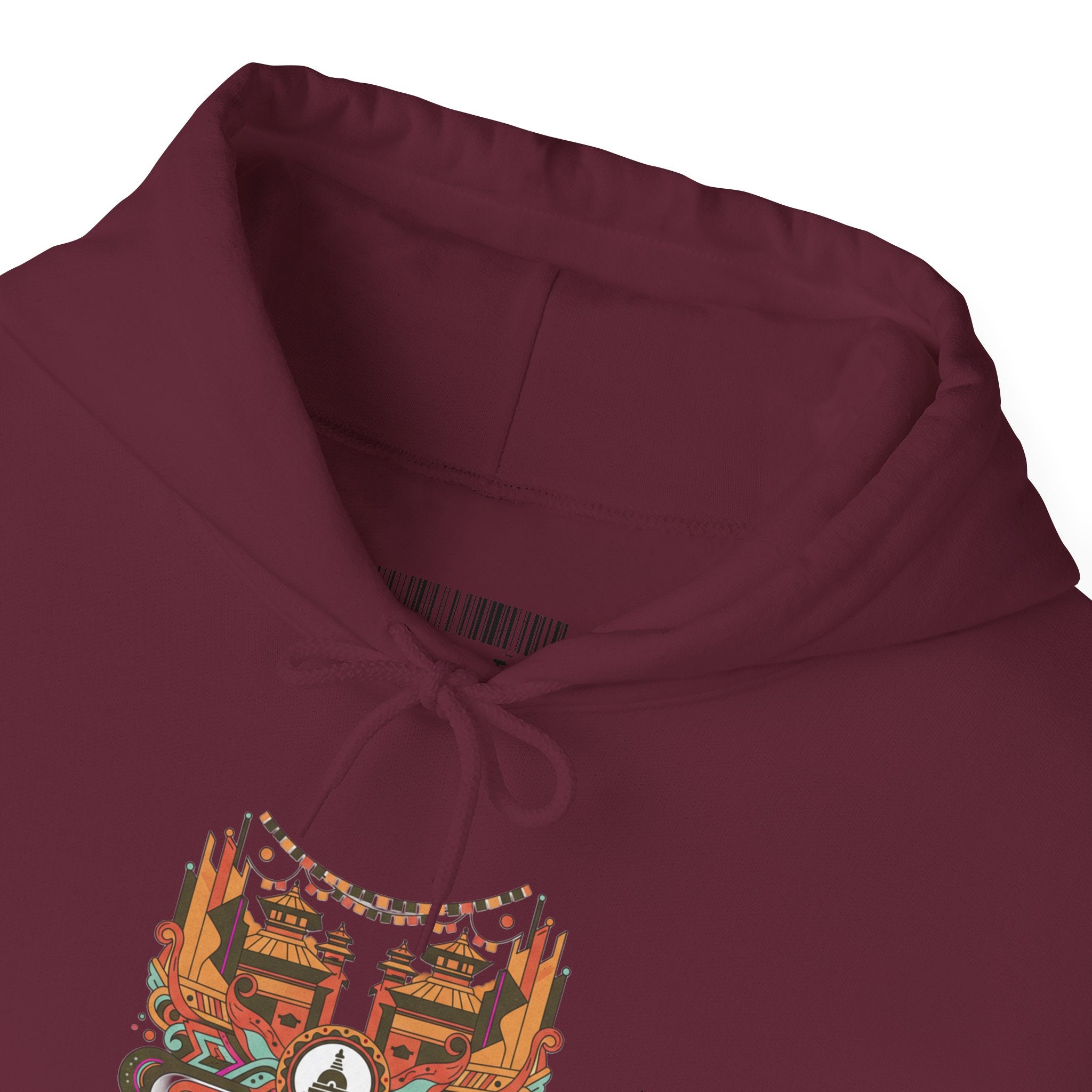 Spiritual Mandala Buddha Hoodie — Colorful Meditation Graphic Sweatshirt