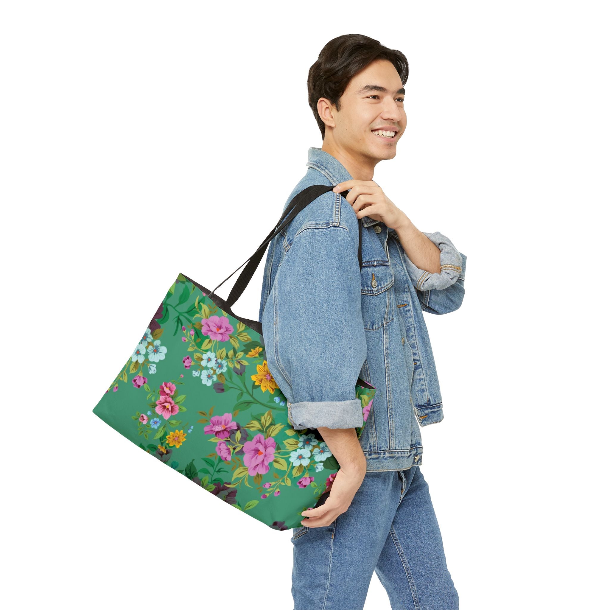 Floral Weekender Tote Bag | Perfect for Travel, Beach, Gym, Shopping, Mother's Day Gift
