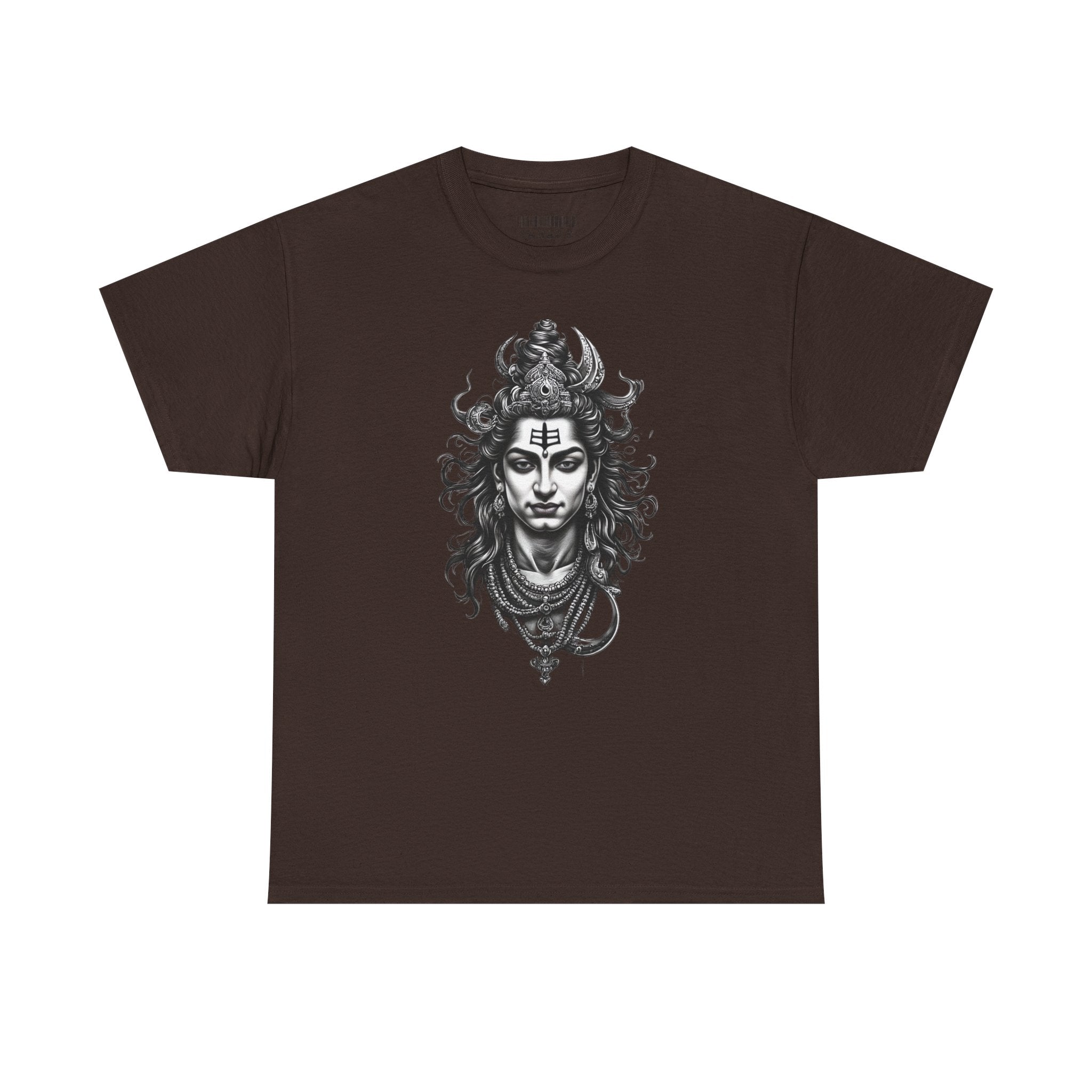 Shiva Portrait Tee — Hindu God Shiva Graphic T-Shirt
