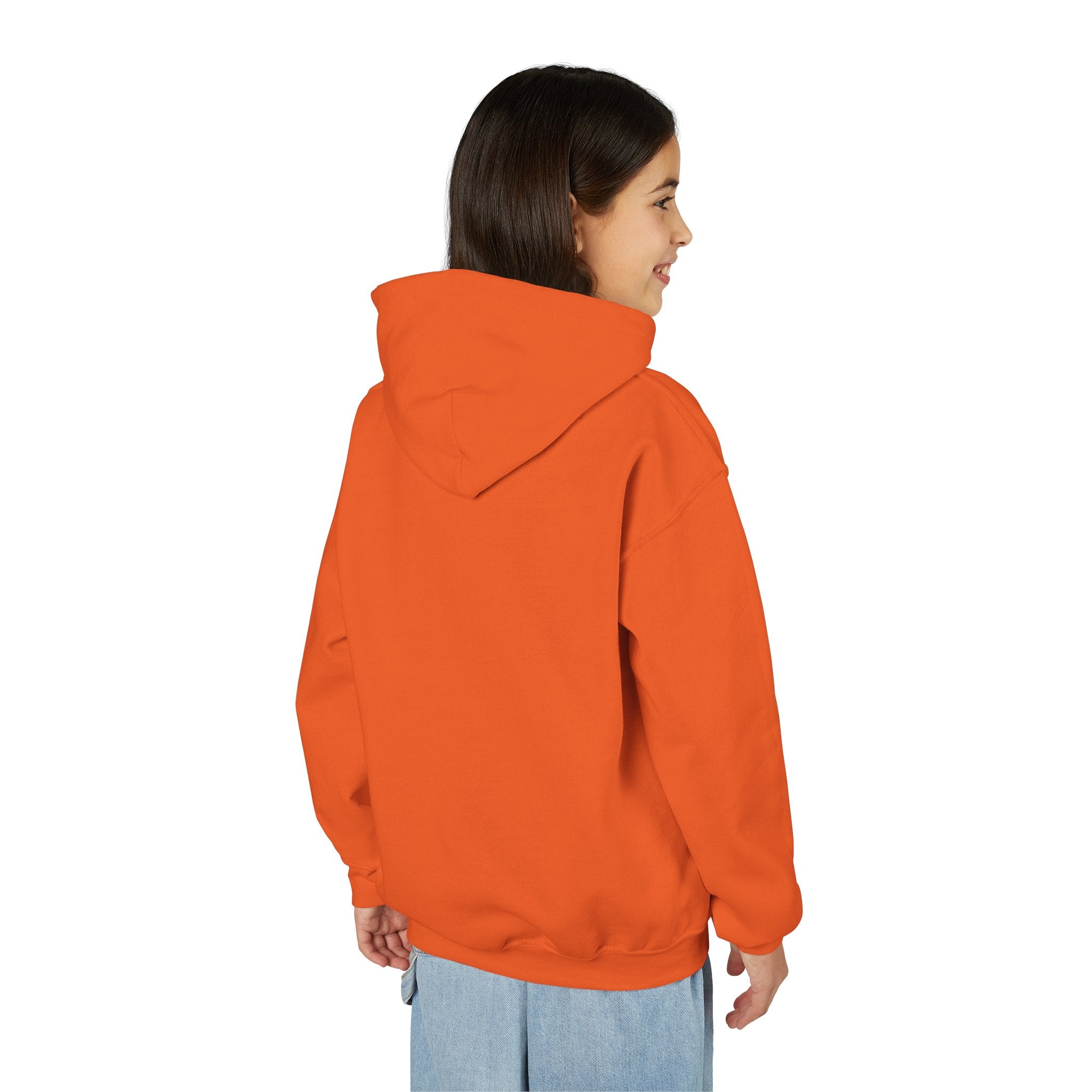 Youth Hoodie — Flaming Meditating Demon Graphic