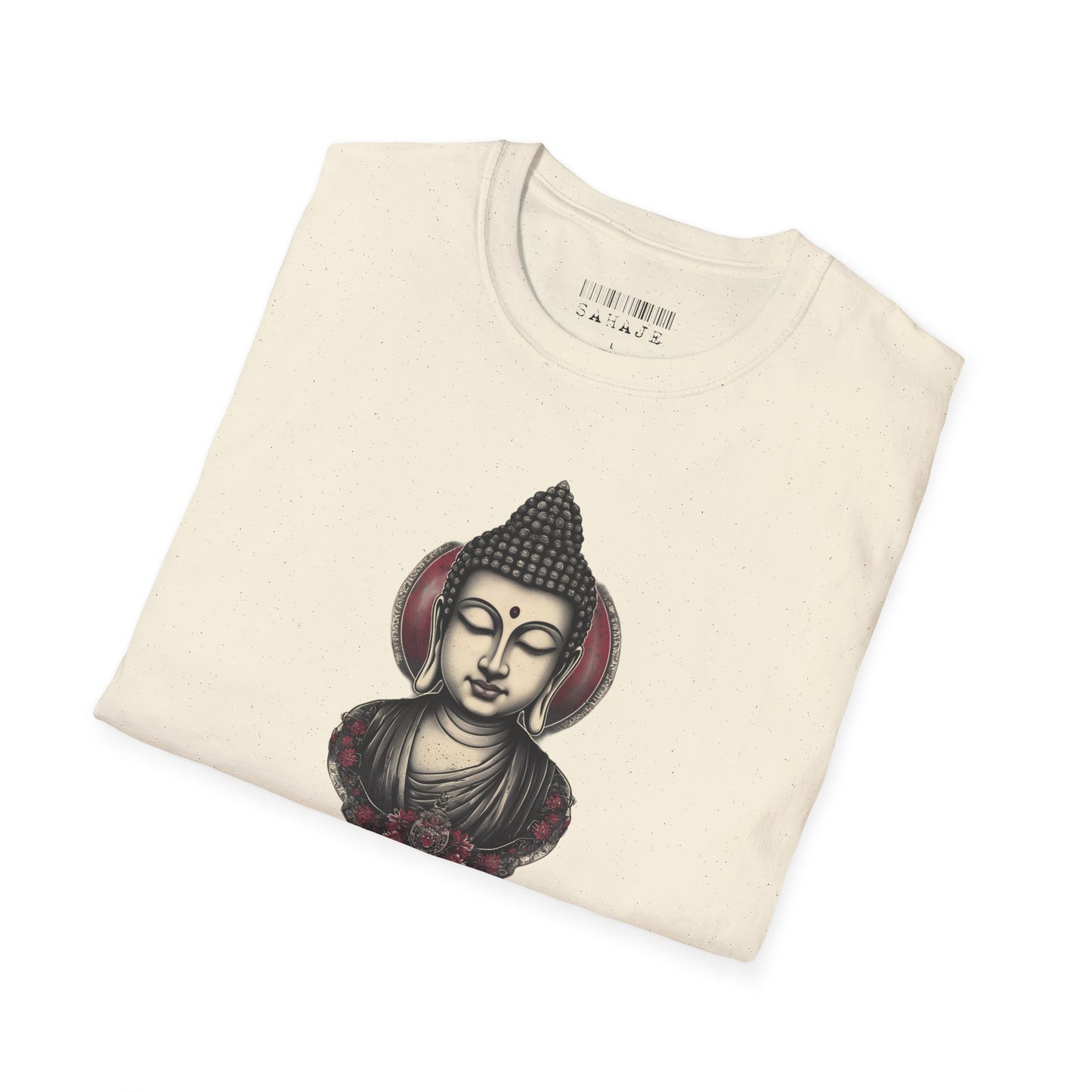 Buddha Portrait Tee — Zen Meditation Graphic T-Shirt