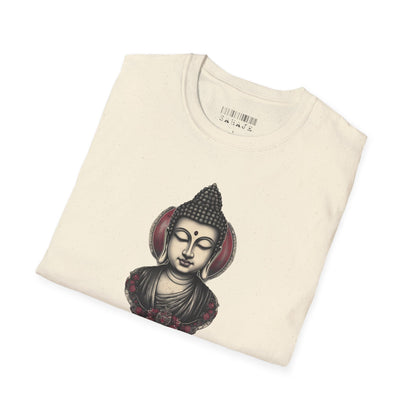 Buddha Portrait Tee — Zen Meditation Graphic T-Shirt