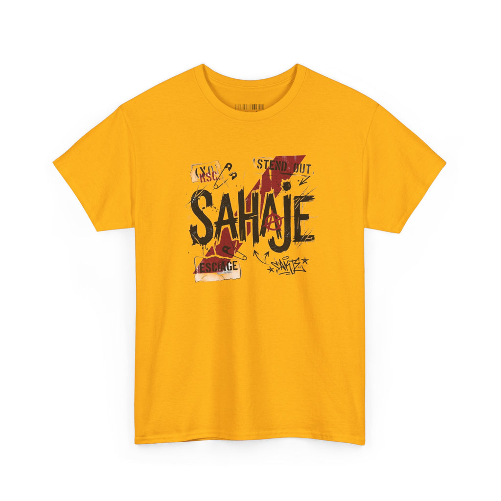 Sahaje Graphic Tee — Street Art Urban Casual T-Shirt