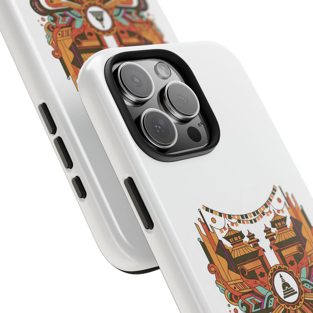 Tough Phone Case — Vintage Temple Mandala Design
