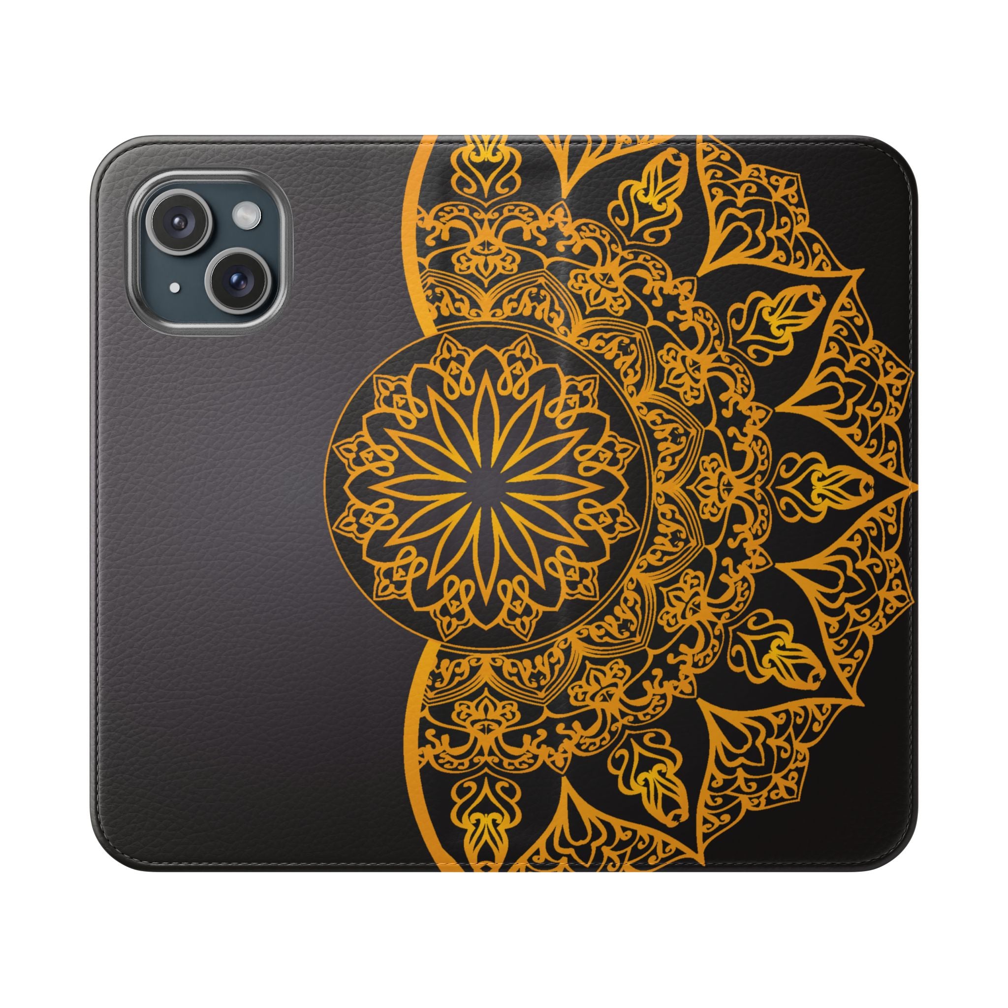 Elegant Mandala Flip Cases for Phones, Stylish Phone Wallet, Personalized Smartphone Cover, Perfect Gift for Occasions