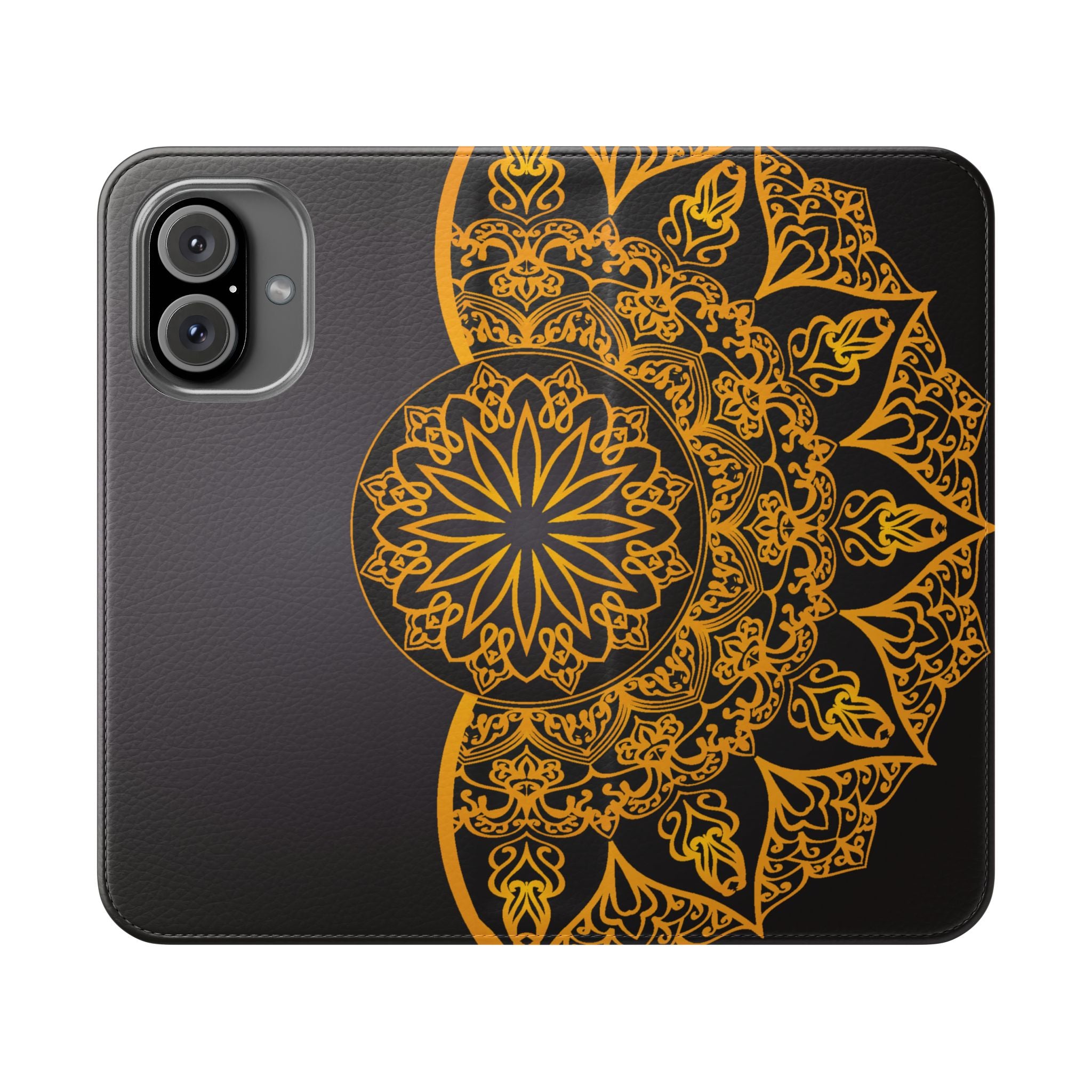 Elegant Mandala Flip Cases for Phones, Stylish Phone Wallet, Personalized Smartphone Cover, Perfect Gift for Occasions