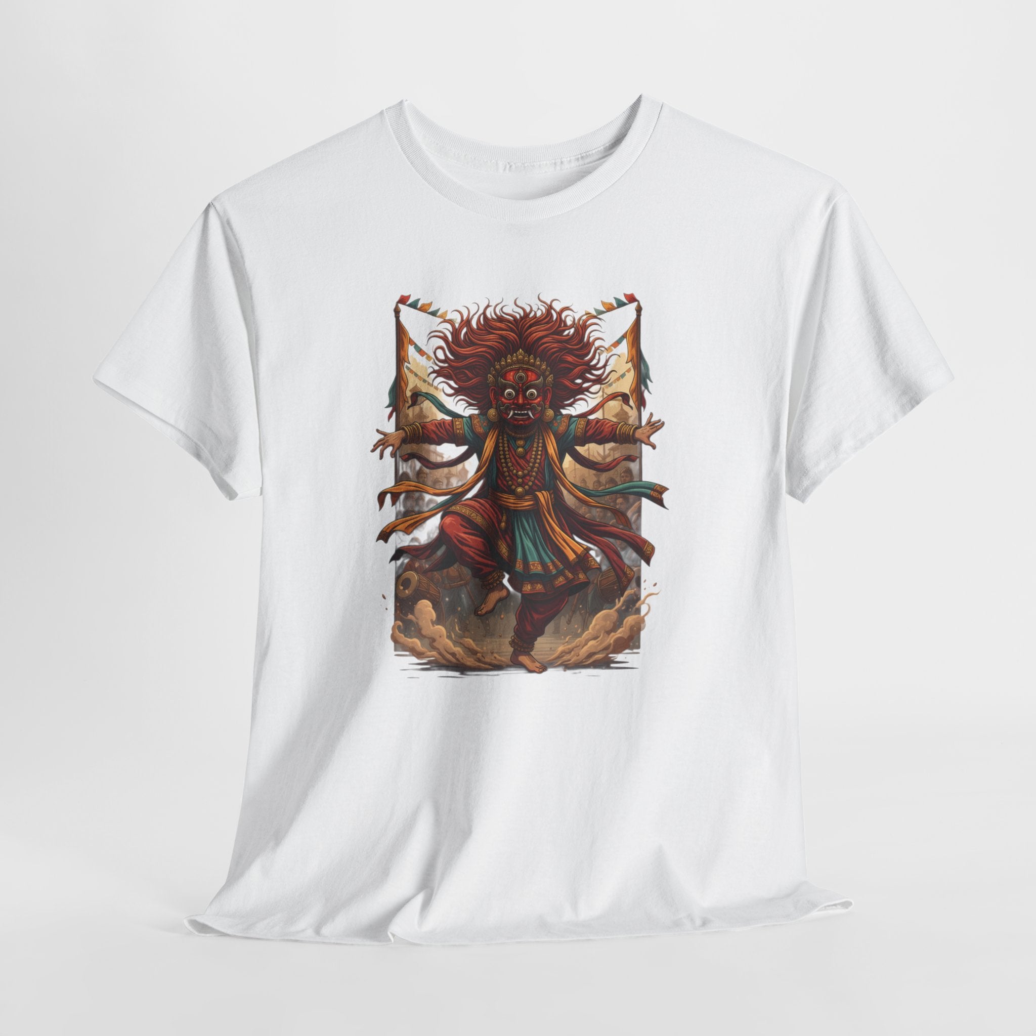 T-Shirt — Tribal Dancer Graphic Tee (Native Spirit Warrior Art)
