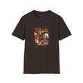 Cityscape Art Tee — Abstract Urban Alley Illustration T-Shirt