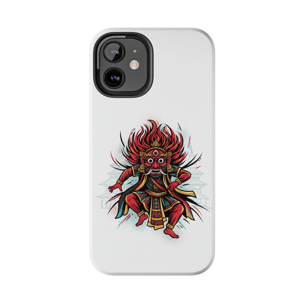 Bhairava Tough Phone Case — Bold Hindu Deity Protective Cover