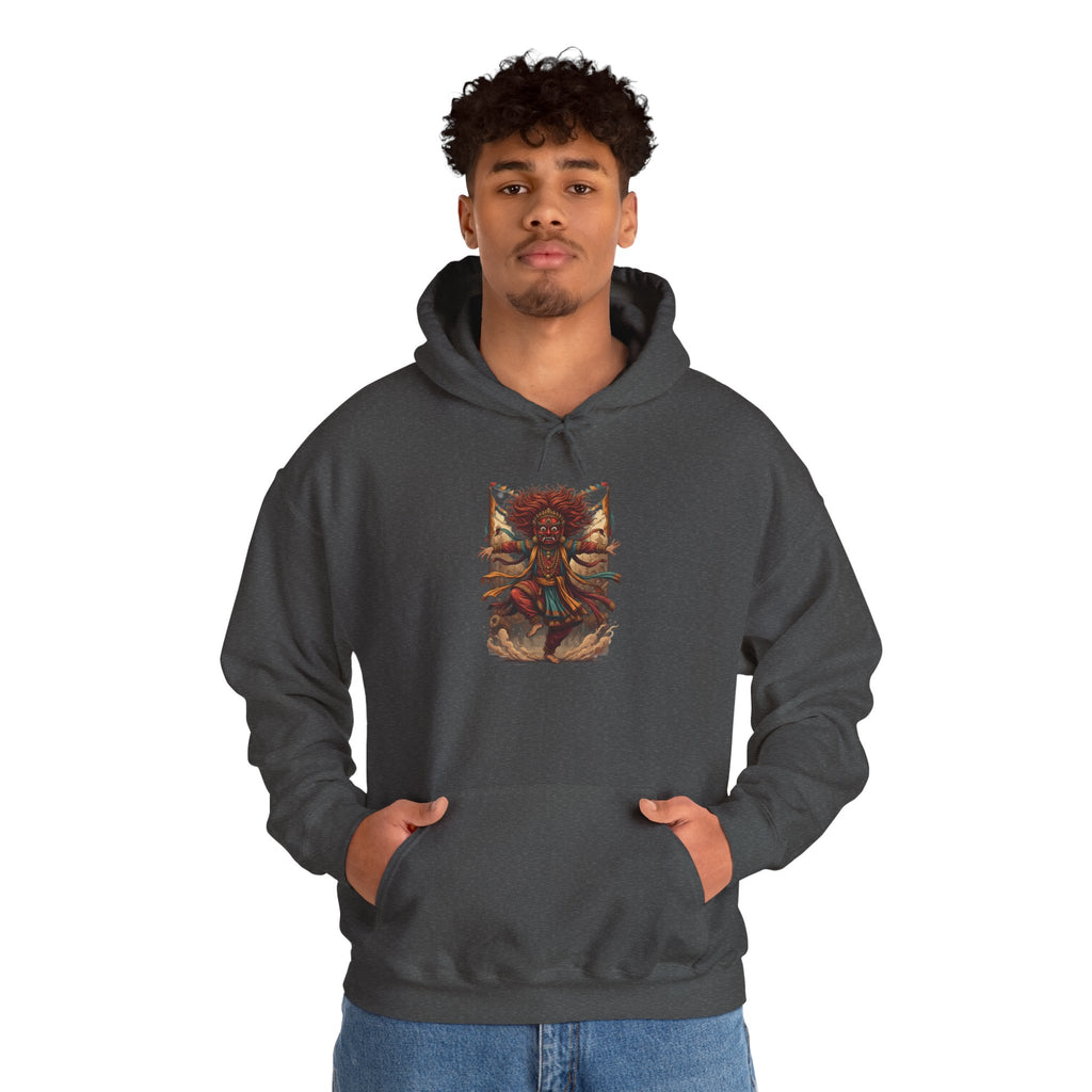 Mystic Sunflower Spirit Hoodie — Boho Meditation Floral Graphic Sweatshirt