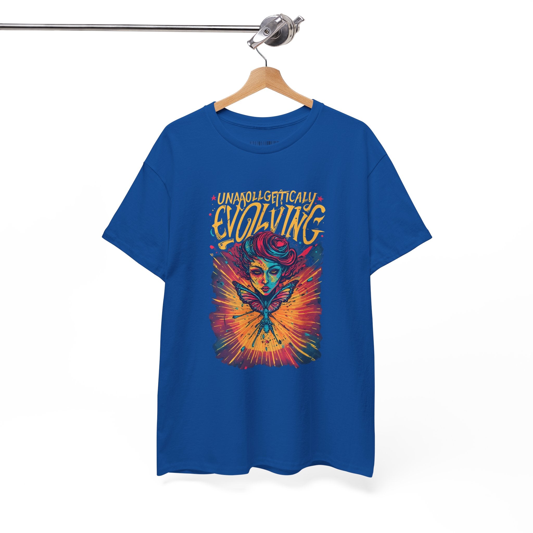 Evolving Alien Graphic Tee — "Unnaturally Evolving" Sci‑Fi Art T-Shirt