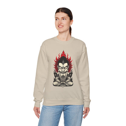Buddha Flame Crewneck Sweatshirt