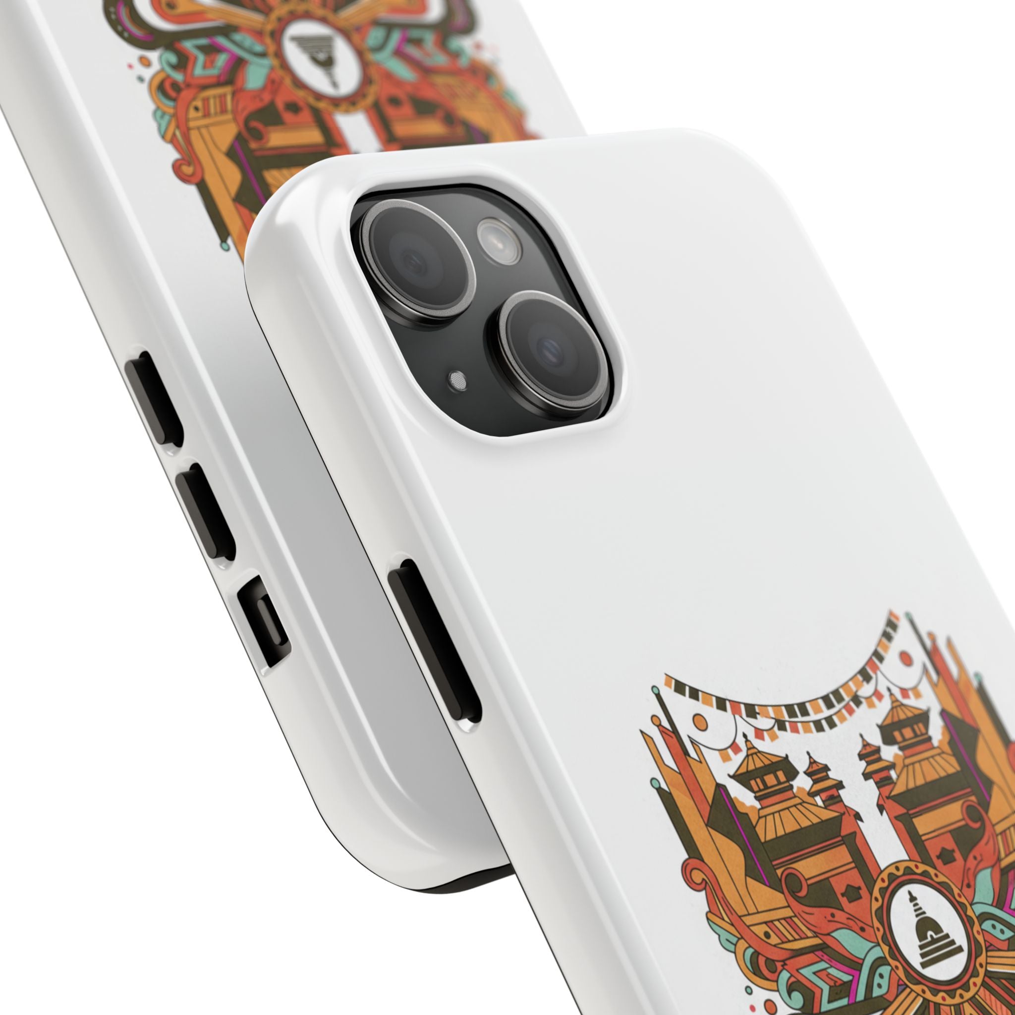 Tough Phone Case — Vintage Temple Mandala Design