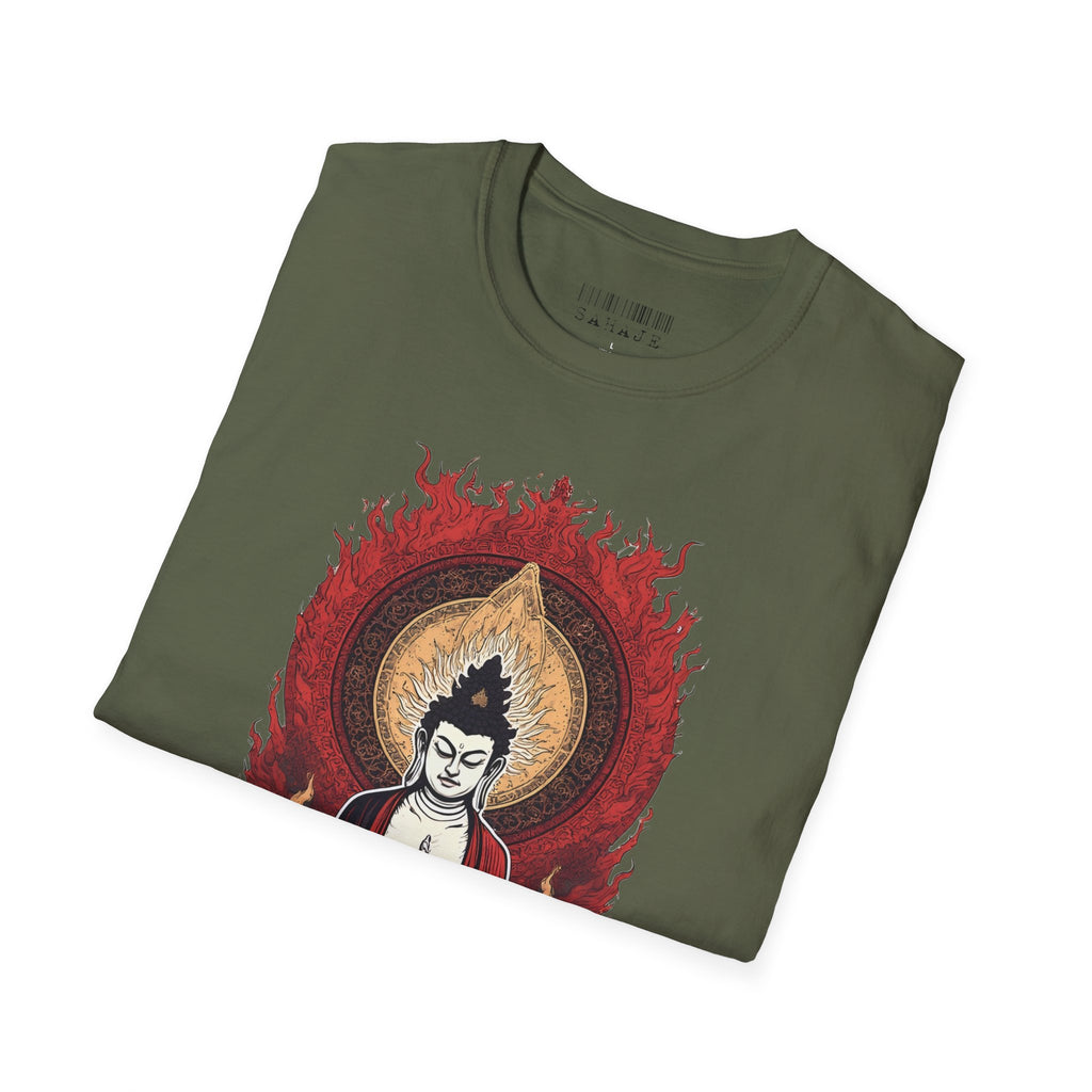 Buddha Lotus Meditation T-Shirt — Zen Buddhist Graphic Tee