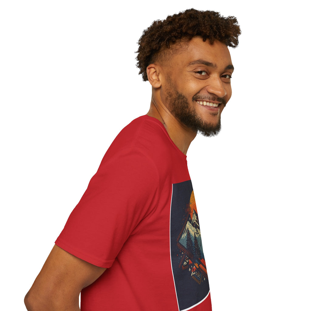 Retro Mountain Sunset T-Shirt