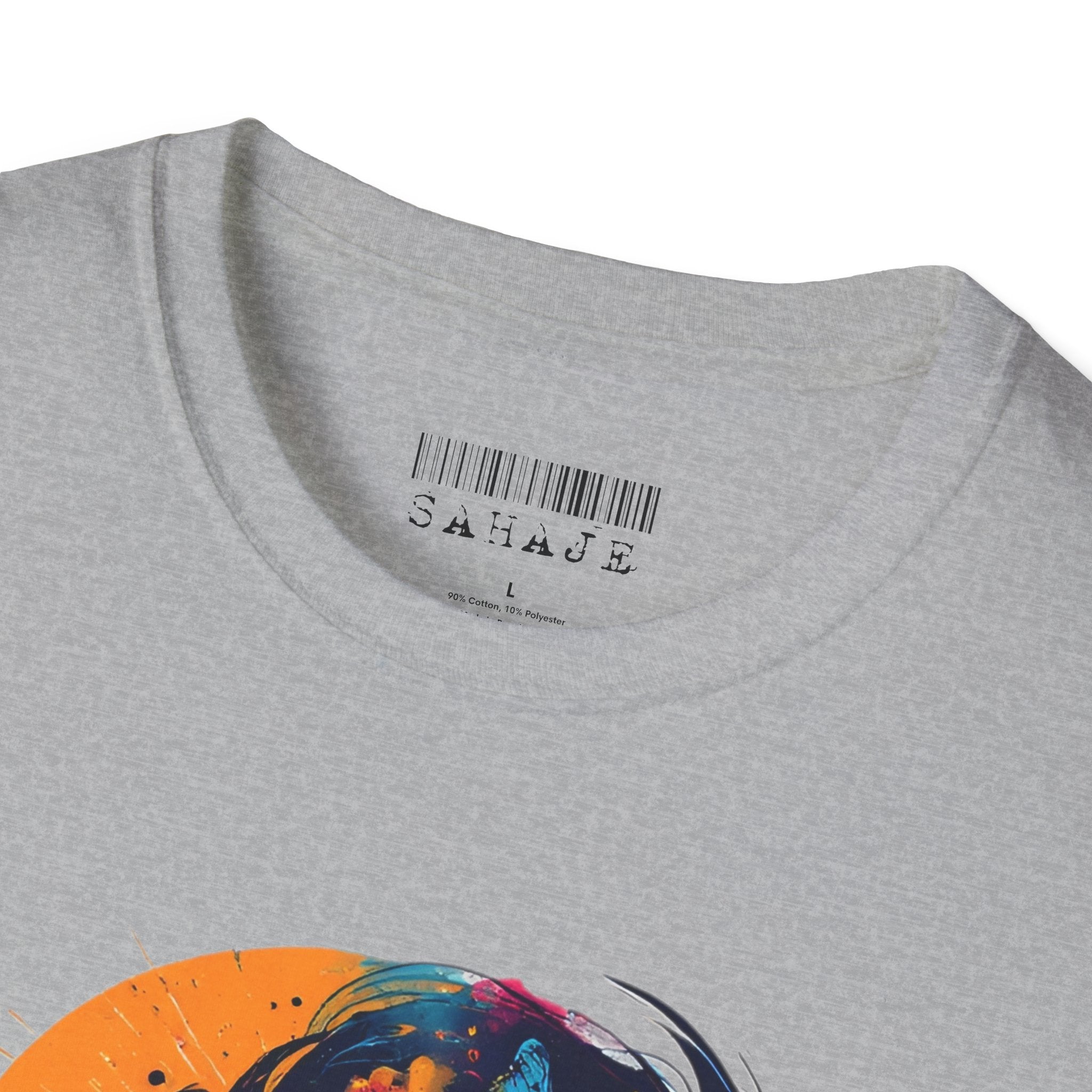 Butterfly Silhouette T-Shirt — Colorful Psychedelic Profile Tee