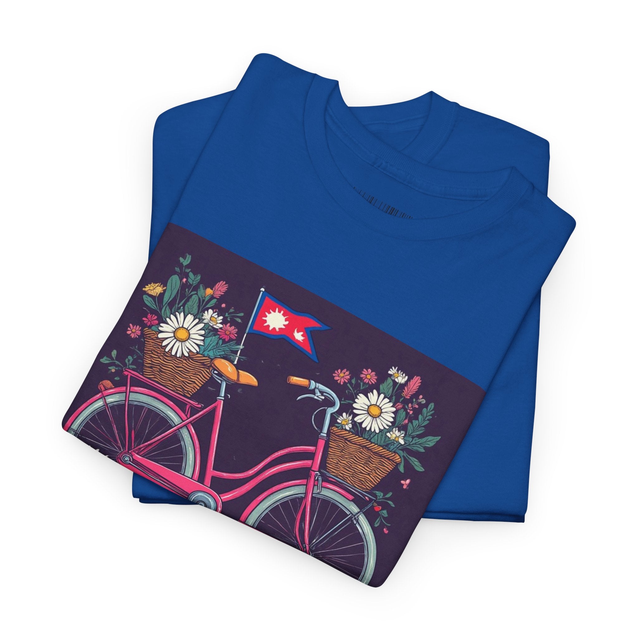 Sahaje Floral Bicycle T‑Shirt