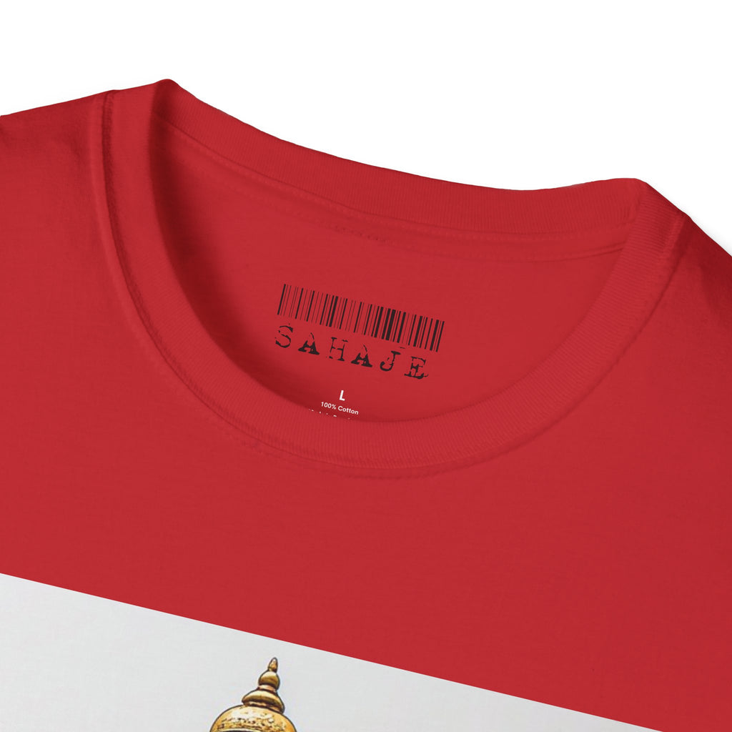 Nepal Temple Graphic T-Shirt — Boudhanath Stupa Prayer Flags Travel Tee