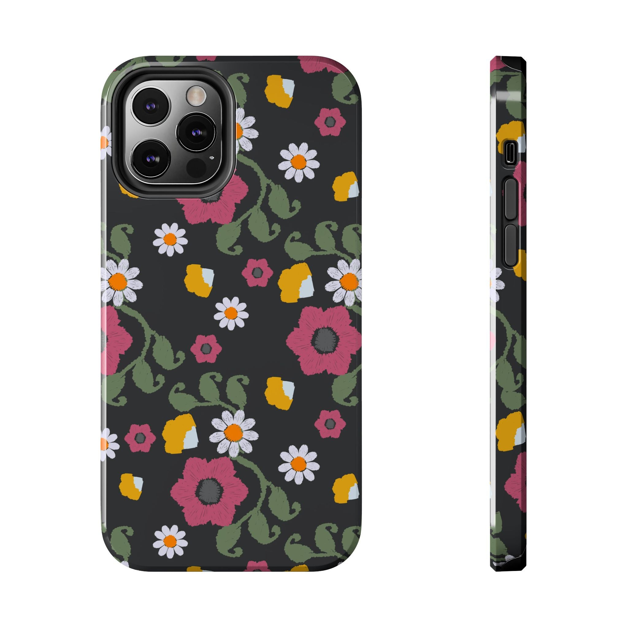 Floral Tough Phone Cases | Vibrant Protection for Everyday Use | Gift for Her, Trendy Accessories, Birthday, Mother's Day