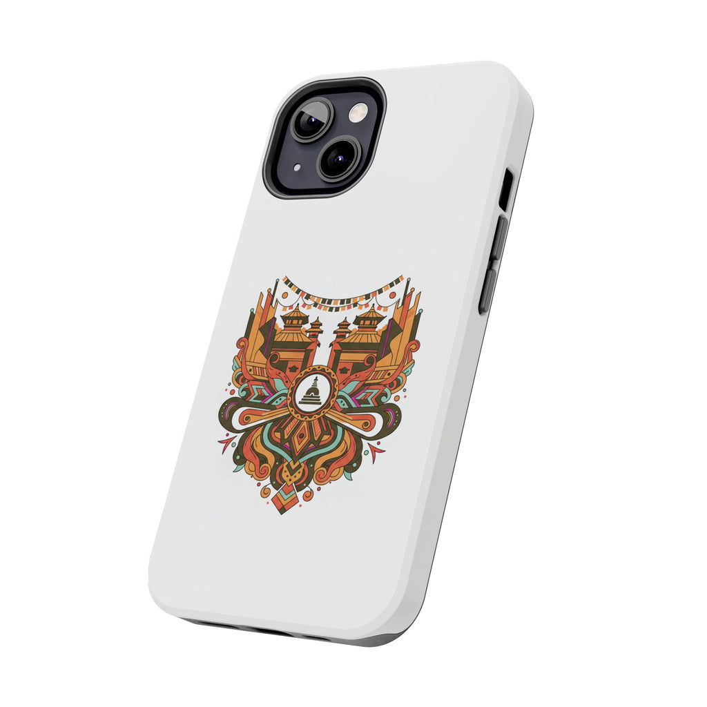 Tough Phone Case — Vintage Temple Mandala Design