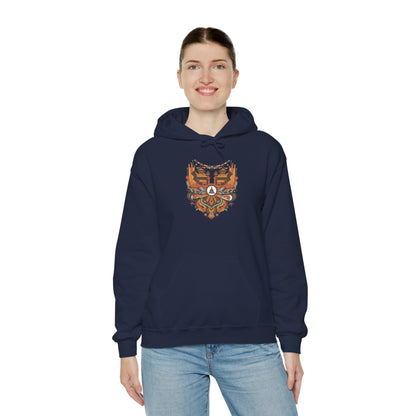 Spiritual Mandala Buddha Hoodie — Colorful Meditation Graphic Sweatshirt