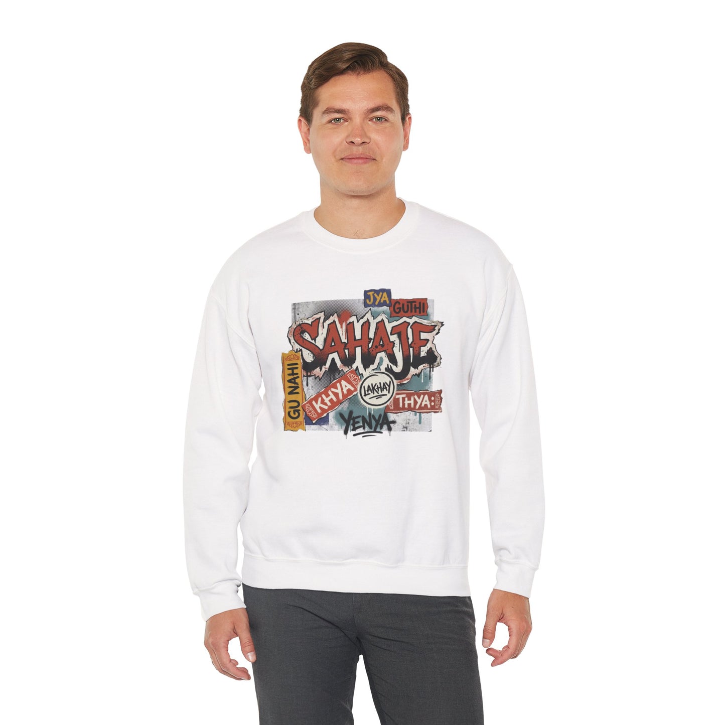 Sahajee Graphic Crewneck Sweatshirt — Urban Tagline Streetwear