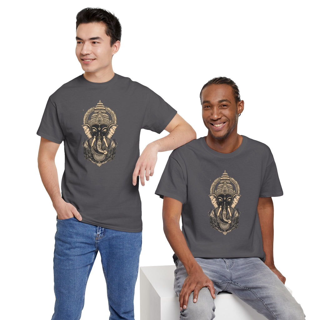 Elephant Mandala T‑Shirt — Spiritual Ganesha-Inspired Graphic Tee