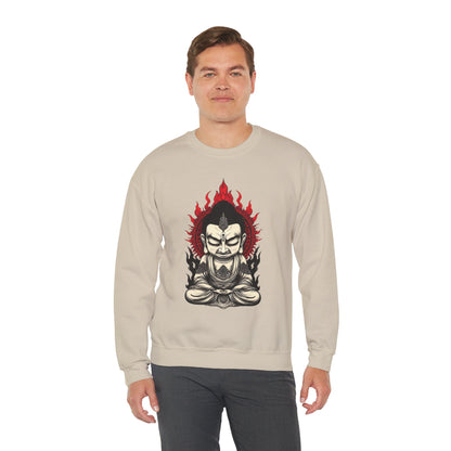 Buddha Flame Crewneck Sweatshirt