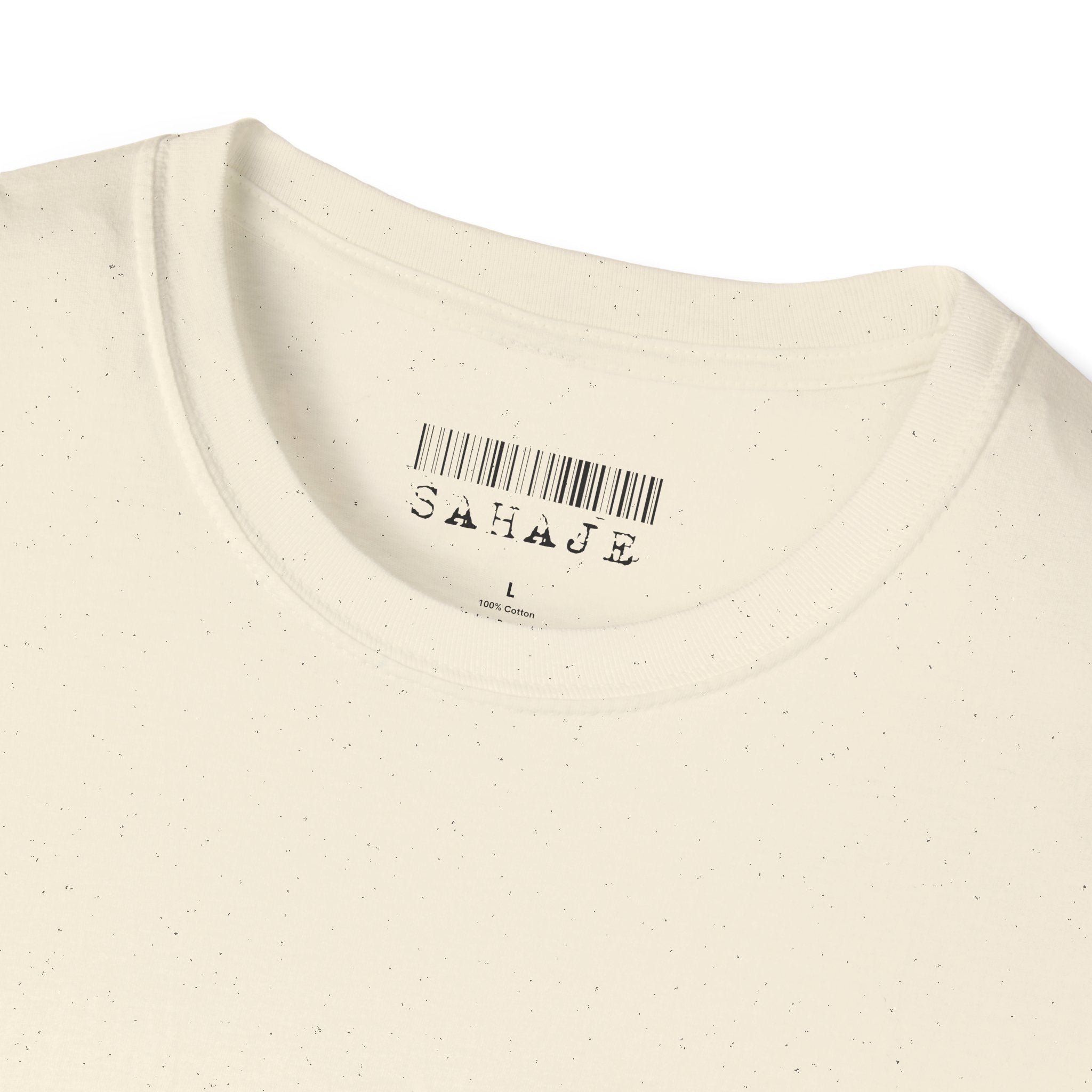 T-Shirt — Colorful Sahaje Skull Back Print