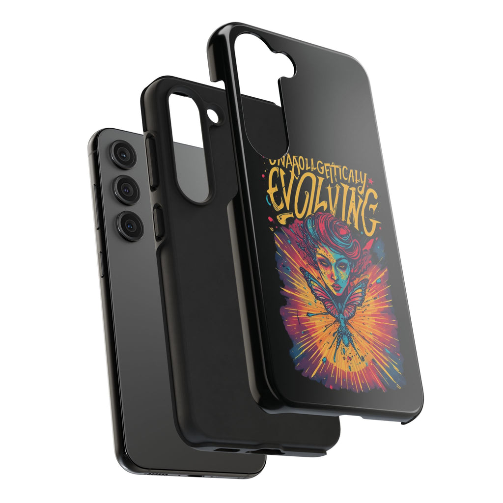 Evolving Butterfly Phone Case — "Unapologetically Evolving" Artistic Protective Case