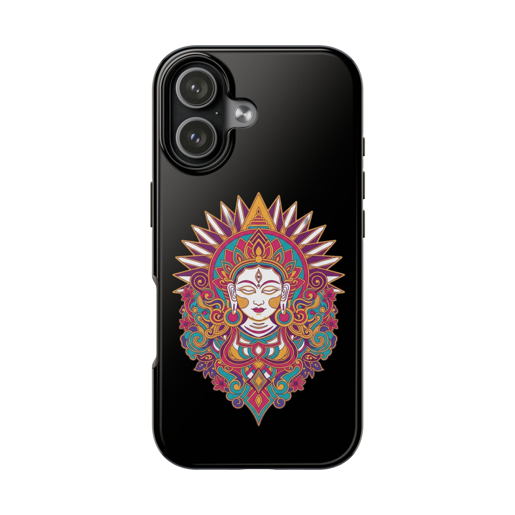 Buddha Mandala Tough Phone Case — Protective Spiritual iPhone Cover