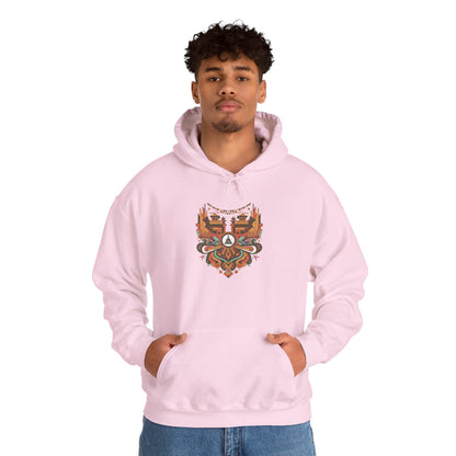 Spiritual Mandala Buddha Hoodie — Colorful Meditation Graphic Sweatshirt